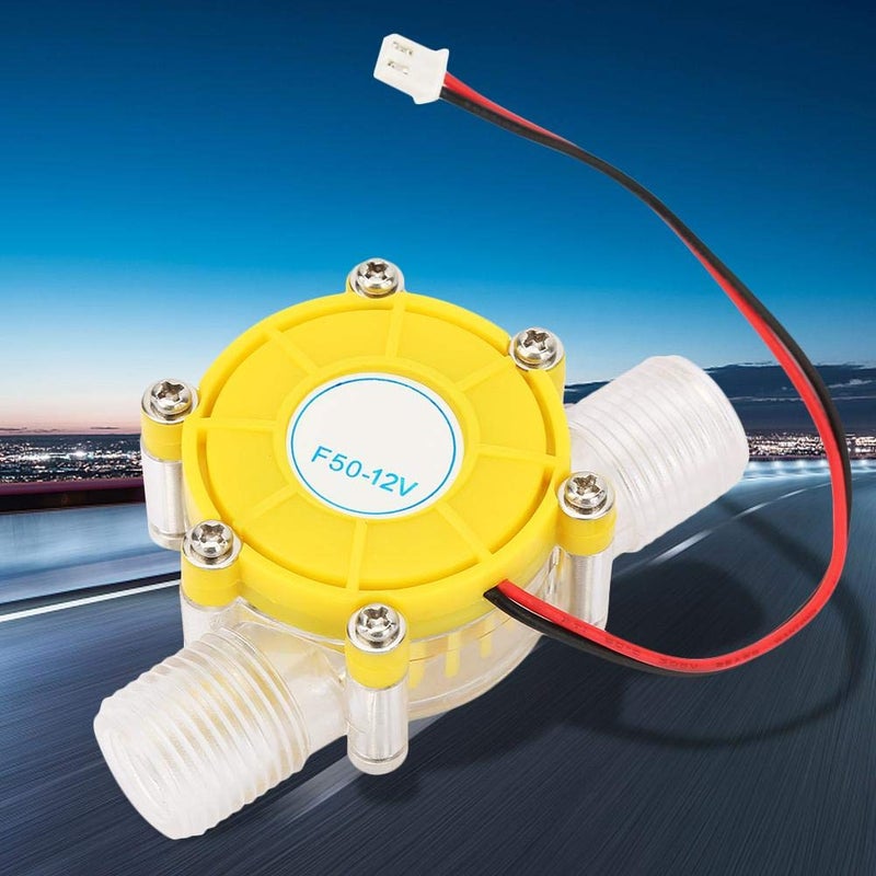Hyuduo F50 Regulated DC Micro Hydroelectric Generator Micro-hydro DC Water Flow Pump Turbine Hydroelectric Power Energy Generator(12V) - Image 2